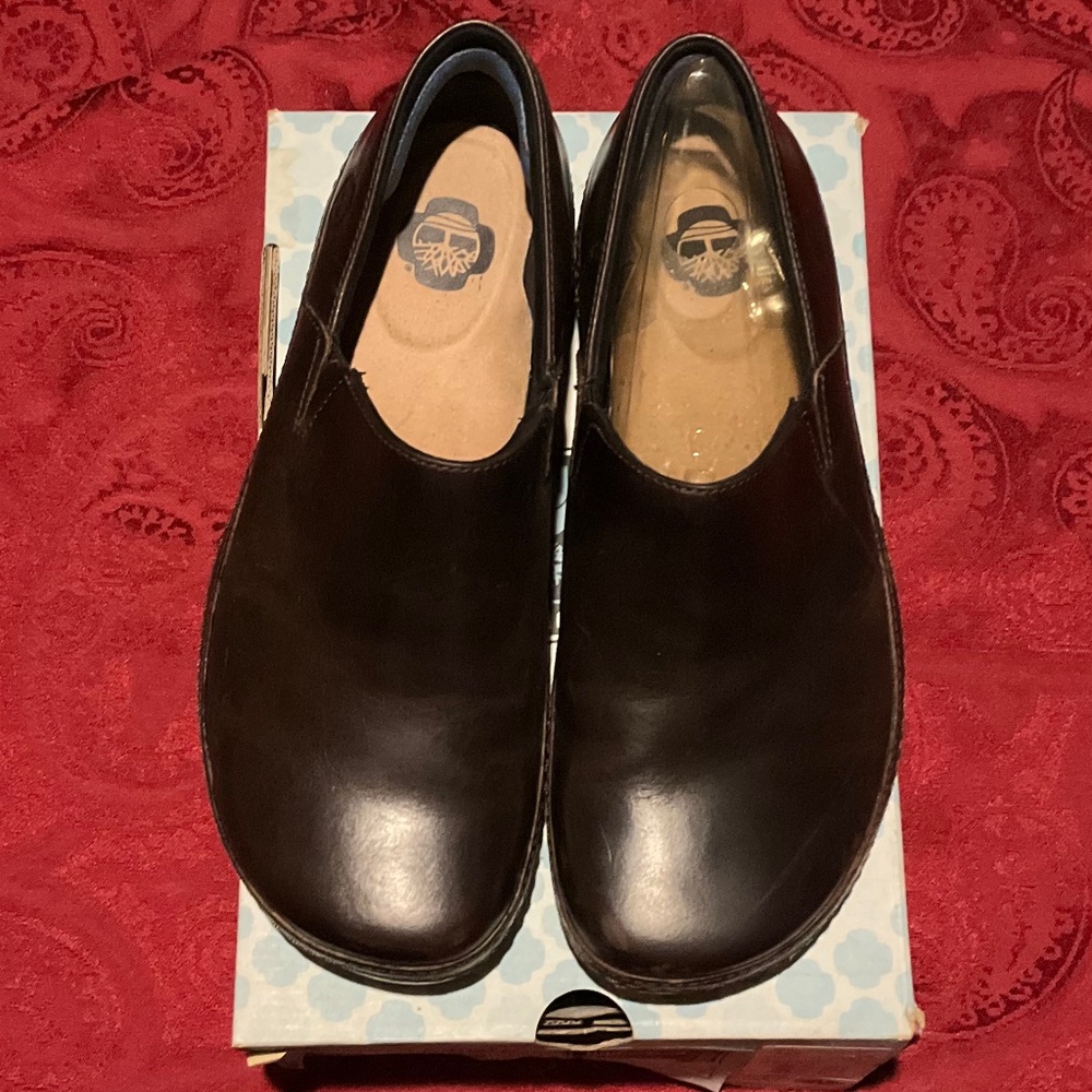 Timberland Professional Renova Chestnut Brown Slip-on Leather Shoe Size 10M